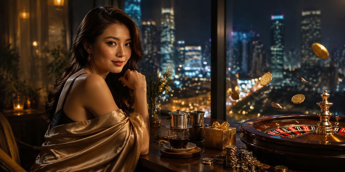 Người chơi Hà Nội thưởng thức cà phê và trải nghiệm roulette trực tuyến trên điện thoại