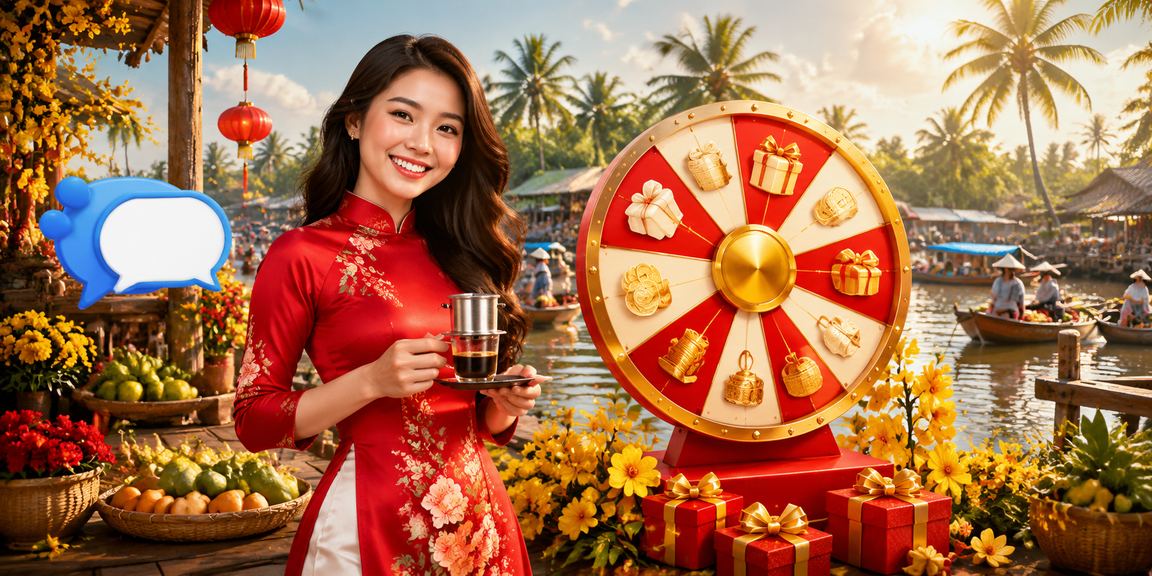 Người chơi Roulette online tại vùng đồng bằng Mekong bên tách cà phê sáng