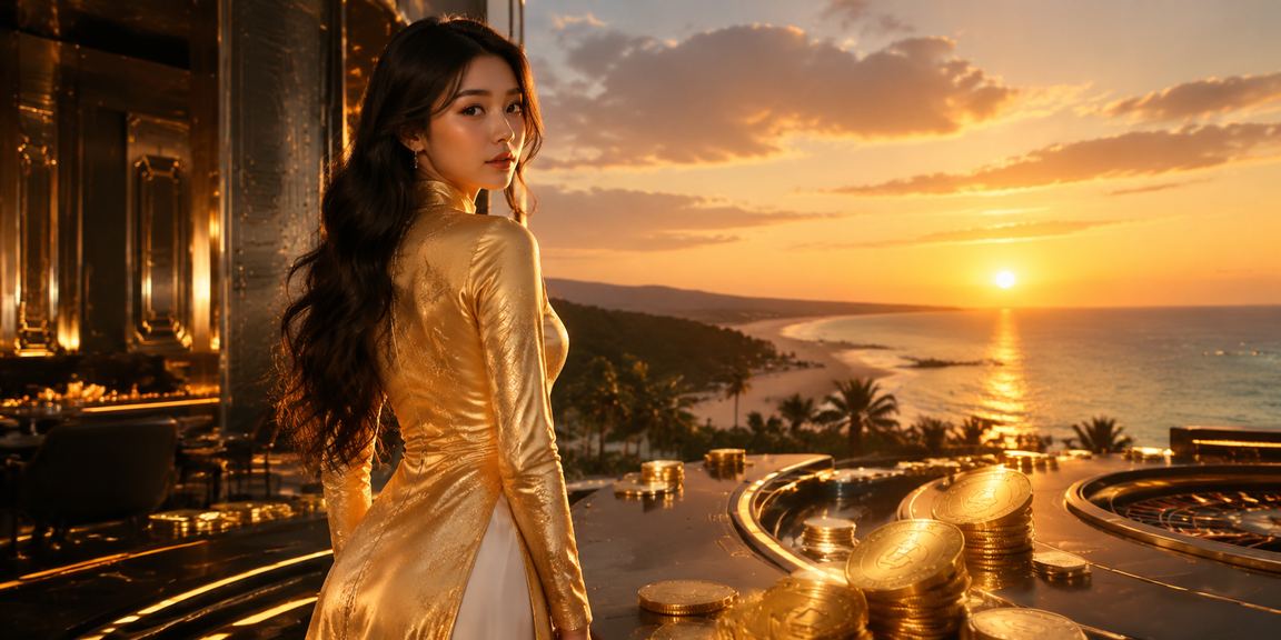 Người dùng vtc10 mặc áo dài tham gia cá cược casino tại Mũi Né